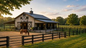 Horse property with barn, fencing and pasture in Middle Tennessee