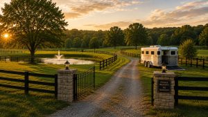Middle Tennessee horse property with acreage and gated access